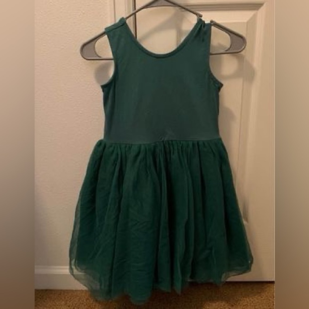 Hanna Andersson size 8 Green Party dress